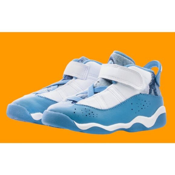 Jordan Other - Jordan 6 Rings Shoes Sneakers DM8954-100 White / Dutch Blue Toddler
